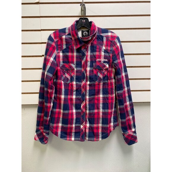 BRP Ski-Doo Women’s Flannel Shacket - Medium - Picture 1 of 3